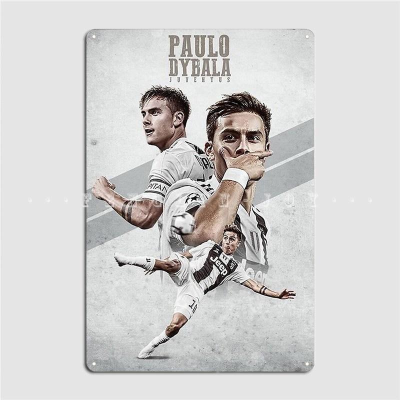 

Art Dybala Wallpaper Metal Plaque Poster Vintage Party Cinema Living Room Wall Plaque Tin Sign Posters 20x30cm（7.8x11.8inch）