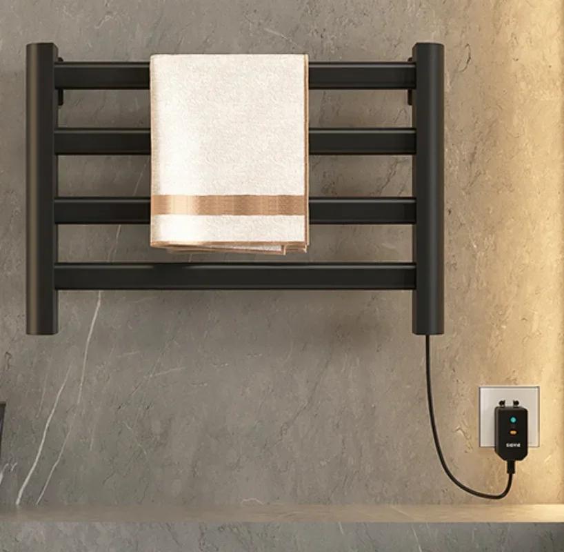 New 2025 Bathroom Radiator Electric Towel Rail Smart Touch Thermostatic Heating Rack 220V Energy Saving Warmer Home Accessories