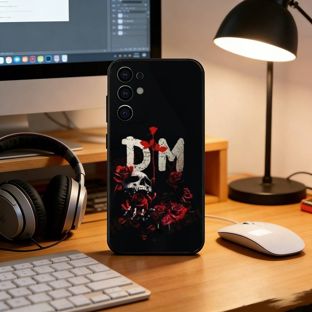 Band D-Depeches M-Modes Phone Case For Samsung S25,S24,S21,S22,S23,S30,Ultra,S20,Plus,Fe,Soft Silicone Black Cover