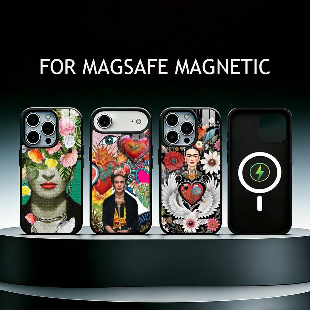 Art F-Fridas K-Kahlo COOL Phone Case For iPhone17,16,15,14,13,12,11 Plus,Pro Max Magnetic For Magsafe Wireless Charging