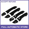 8pcs Glossy Door Handle Cover for Honda Civic 10th Gen W/ Smart Key Hole 2016-21