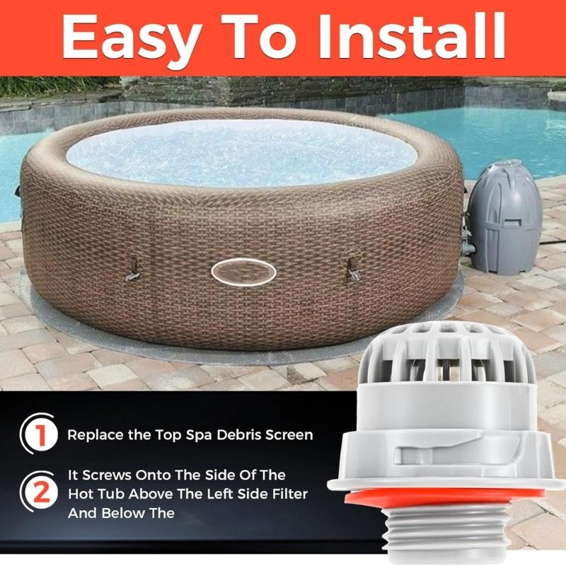 Hot Tub Debris Filter Replacement Heavy Duty Spa Top Cover Spa Maintenance Inflatable Spa Accessories for P05346