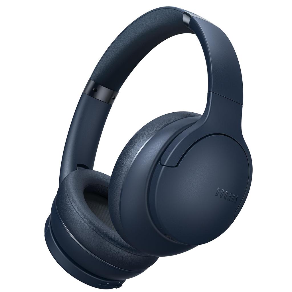 DOQAUS wireless Bluetooth up to 90 hours of continuous 3 EQ AAC wired and comfortable to LIFE4 headphones, 5.3, playback, modes, multi-point