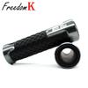 For NINJA ER 6N ER6N 7/8" 22mm CNC Handlebar Grips ER-6N Motorcycle Accessories