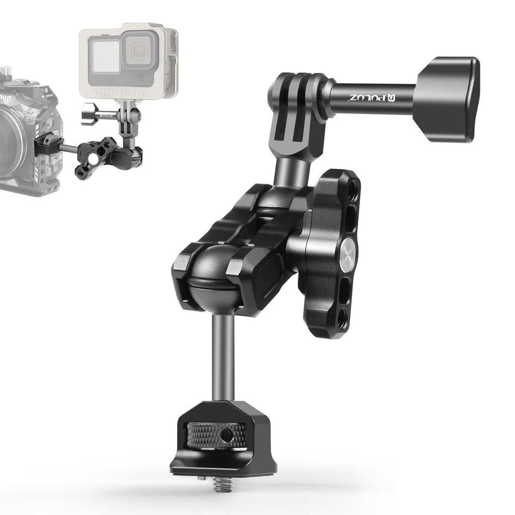 PULUZ Magic Arm Mount: Fat Cow 3-inch Suction Cup for Action Cameras