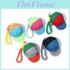 Polyester Dopamine Color Coin Purse With Keychain For Daily Use