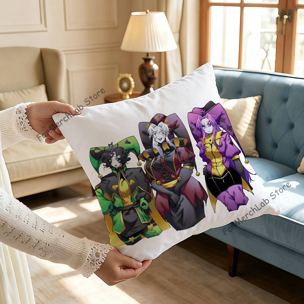 Game TThe Freak CCircus Pillow Case Plush Fabric Soft Pillowcase Double Sided Print Sofa Cushion Cover Throw