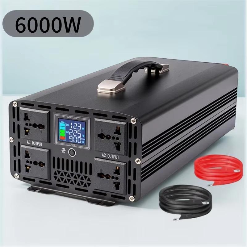 Home & Vehicle Pure Sine Wave Inverter: 12V-72V to 220V Conversion