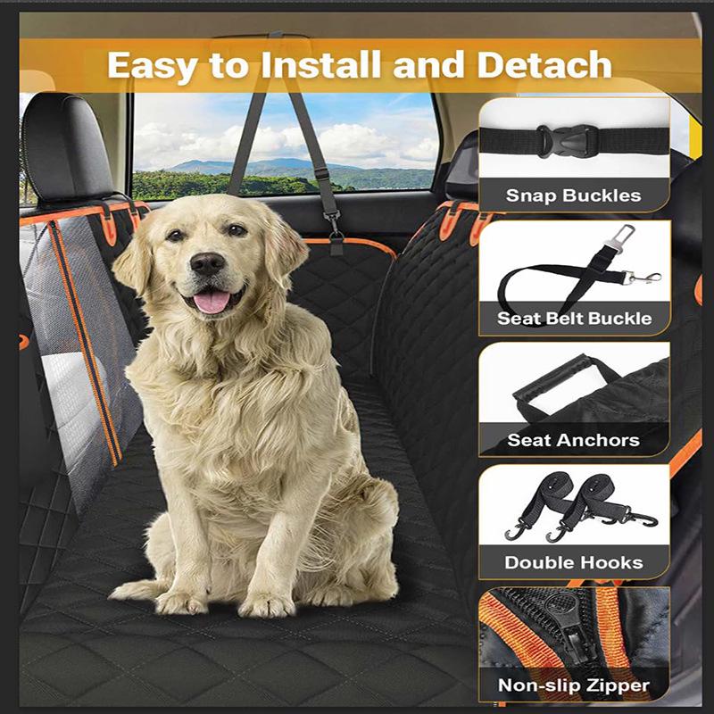 Waterproof Dog Car Seat Cover - Anti-Scratch & Anti-Urine Pet Travel Cushion