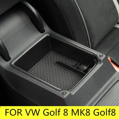 Caja de Almacenamiento para Reposabrazos de Coche Bandeja Organizador para Consola Central Soporte para Volkswagen VW Golf 8 MK8 Golf8 Accesorios