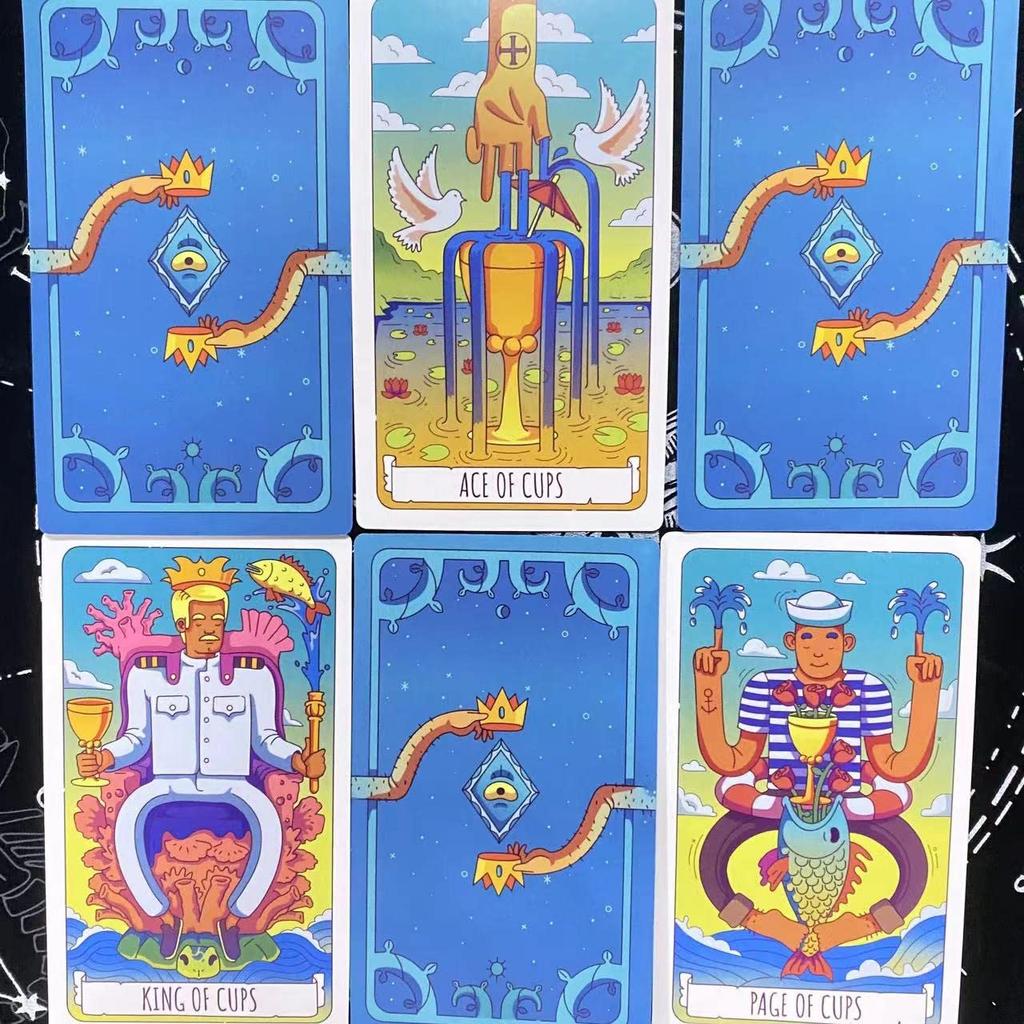 Atesswy Art of Adventure Tarot Deck A Whimsical and Vibrant 78 Card Deck with Standard X X - Guidebook, Size 4.75" 2.75" (120mm 70mm)
