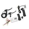 3V 1000W Electric Bike Controller Conversion Kit Throttle Grip with 36V Tip Screen Lock All Aluminum Brake Handle