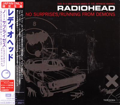 CD RADIOHEAD  No Surprises  Running From Demons TOCP50354 Parlophone 1997 Japan Rock Used