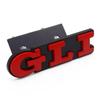 3D Metal Car Letters GLI Logo Rear Trunk Front Grill Badge Emblem Sticker Decals For Jetta MK2 MK4 MK5 MK6 MK7 MK8