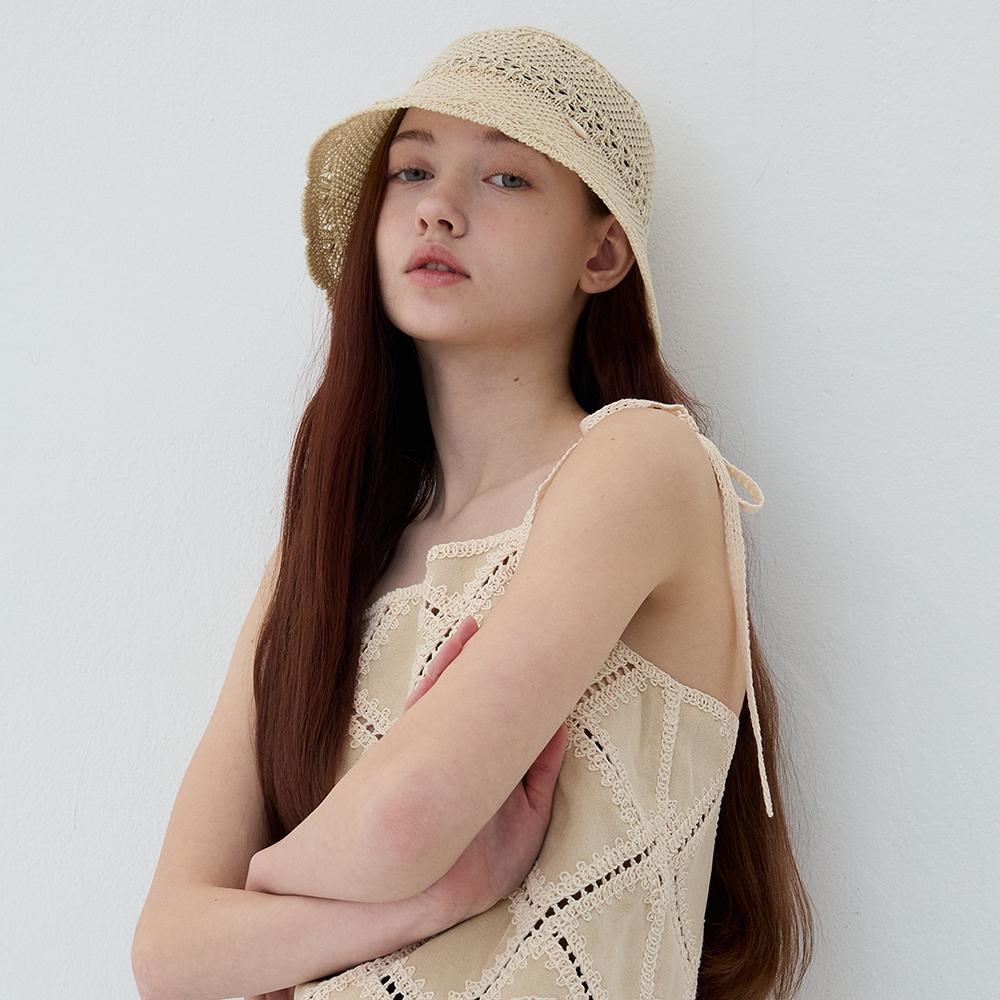 Meleuhen Ruffle Punching Bucket Hat_3Color