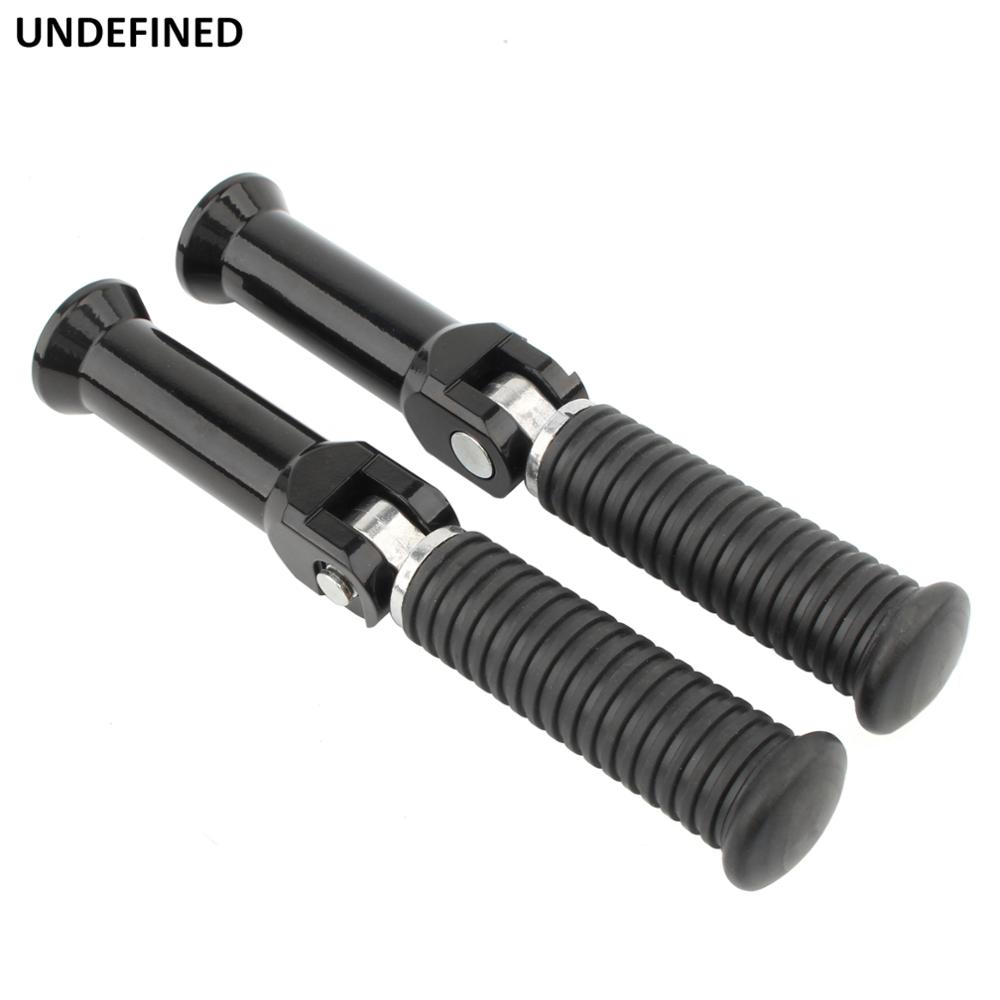 Motorrad-Fußrasten, CNC-gefräste Fußrastenhalterungen für die Rückseite der Motorradfußrasten, für Harley Softail Fat Boy Breakout Street Bob Sport Glide 2018–20