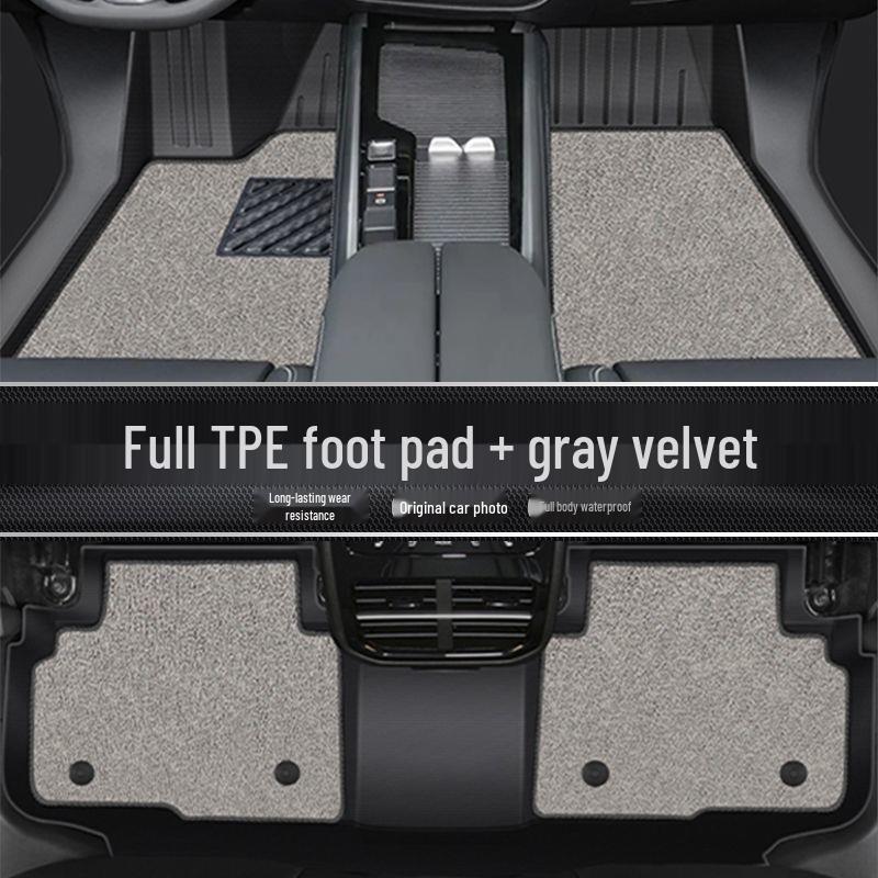 New 26-Model TPE Full Coverage Floor Mats for Lincoln MKC - Driver's Side Protection, Original Carpet Replacement.