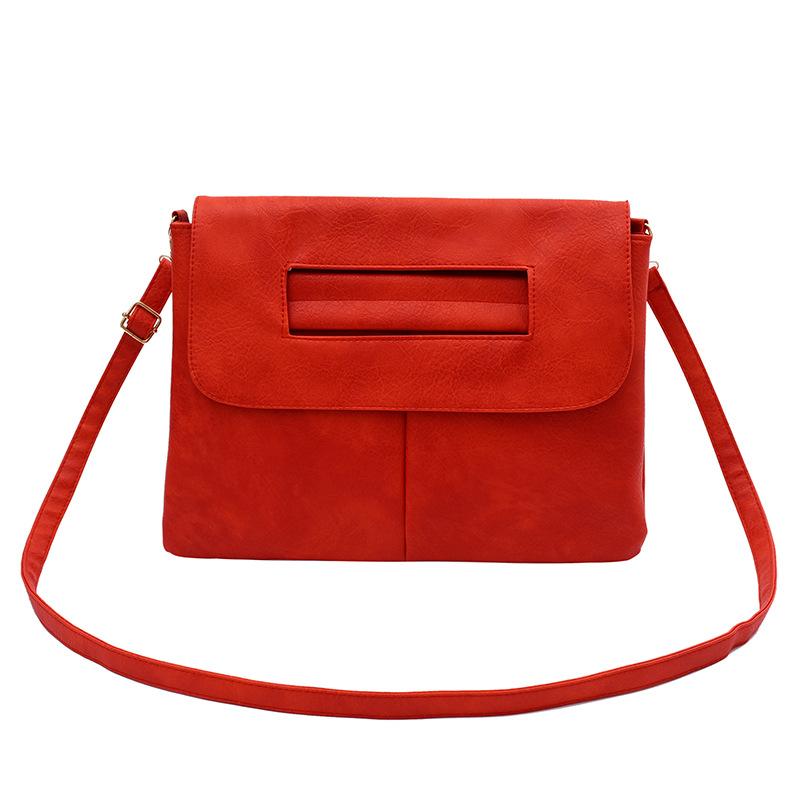 

Корейська версія простої та модної жіночої сумки через плече 2024 весна-літо новий тренд жіноча сумка сумка конверт сумка червоний