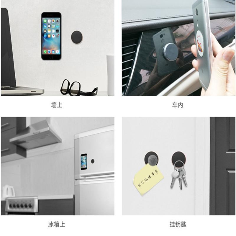 Magnetic Car Phone Holder Magnet Mount Bracket Stick On Car Dashboard Wall Mobile Cell Support In Car for iPhone