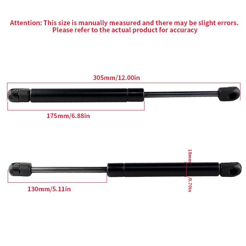 2PCS Rear Tailgate Damper Strut For Mercedes Benz Cabrio SLK R171 2004-2011 Rear Tailgate Boot Gas Spring Lifter Struts Black