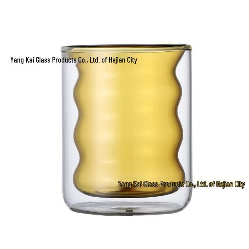 

Spiral Double-Layer Glass Coffee Cup
