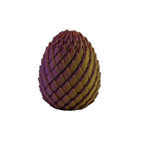 3D Printed Twisting Egg Toy Stress Relief Spiral Easter Egg Toy Dragon Egg Office Desk Fidget Toy Easter Basket Stuffers Party Favors