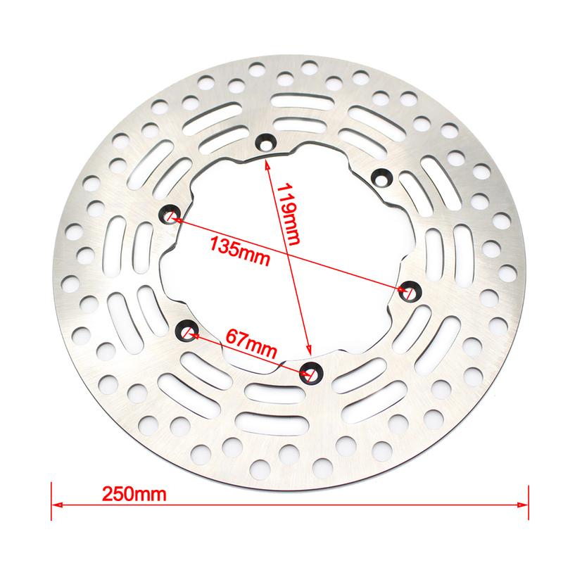 Motorcycle Front Rear Brake Disc Rotor Disc Brake Set For Suzuki RM125 RM250 RM 125 250 RMX250 RMX 250 KDRZ E- S S 400