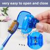 Bulk Travel Toothbrush Head Covers Toothbrush Protector Cap Brush Pod Case Protective Portable Plastic Clip For Household Travel
