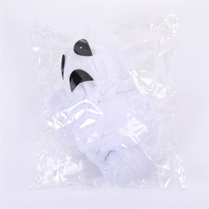 Haunting Elevating Phantoms With Eerie Voice Effect Glowing LED Lights Portable Fabric Halloween Party Decoration