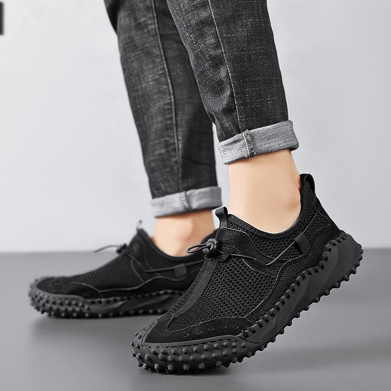 Brand Men's Shoes Breathable Mesh Loafers Shoes Handmade Platform Men's Casual Shoes Luxury Men Moccasins Designer Men's Sneaker