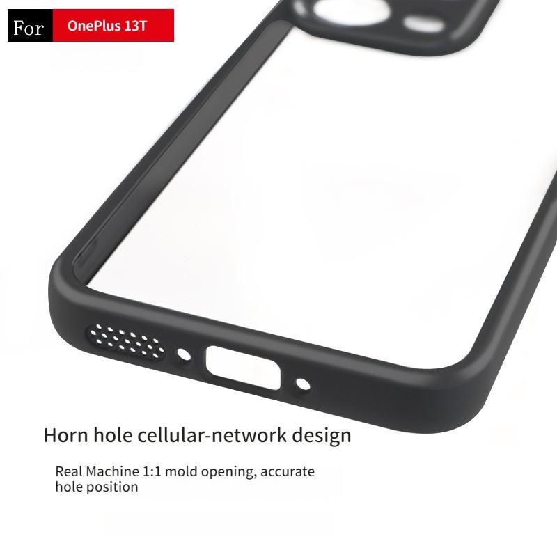 For OnePlus Nord CE5 Case For Cover for OnePlus Nord CE5 Anti-Shockproof TPU Transparent Black Frame Case For OnePlus Nord CE5