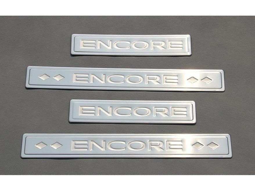 

Buick Encore 13/14 Door Sill Strips & Guard Plate Stickers Stainless Steel