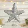Unique Christmas Tree Topper Decoration Shiny Xmas Tree Ornament  New Year Party
