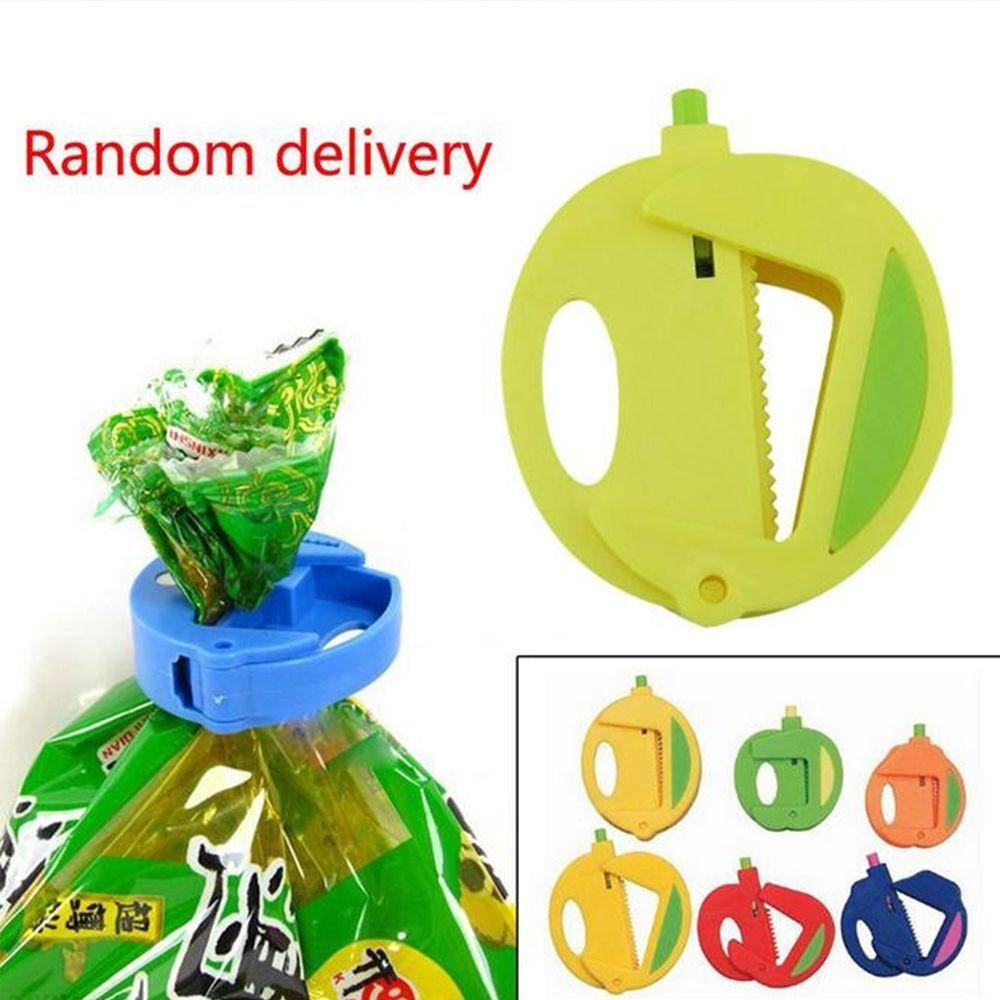 

Color Random Kitchen Keeping Fresh Tool 3pcs/Pack Bag Clip Clamp Sealer Food Snack Sealing Clips random