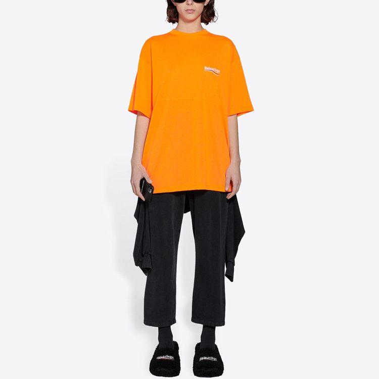 Balenciaga T Shirt Women's Orange 641655TKVE87073