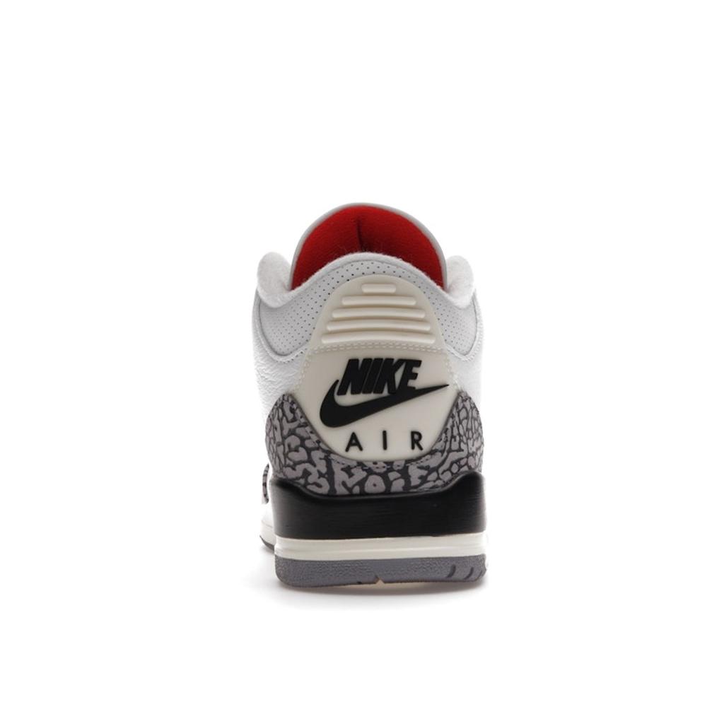 Air Jordan 3 Retro White Cement Reimagined Unisex Sneakers Summit-White Fire-Red Black DN3707-100