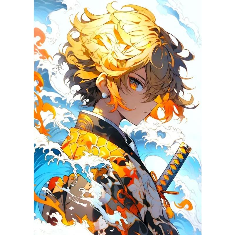 Demon Japanese Popular Classics Anime Character Posters Canvas Printing Wall Art Picture for Living Room Home Decor Gifts