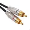 XLR Male to 2 RCA Audio Cable Y Cables Convenient Professional Stereo Interconnect