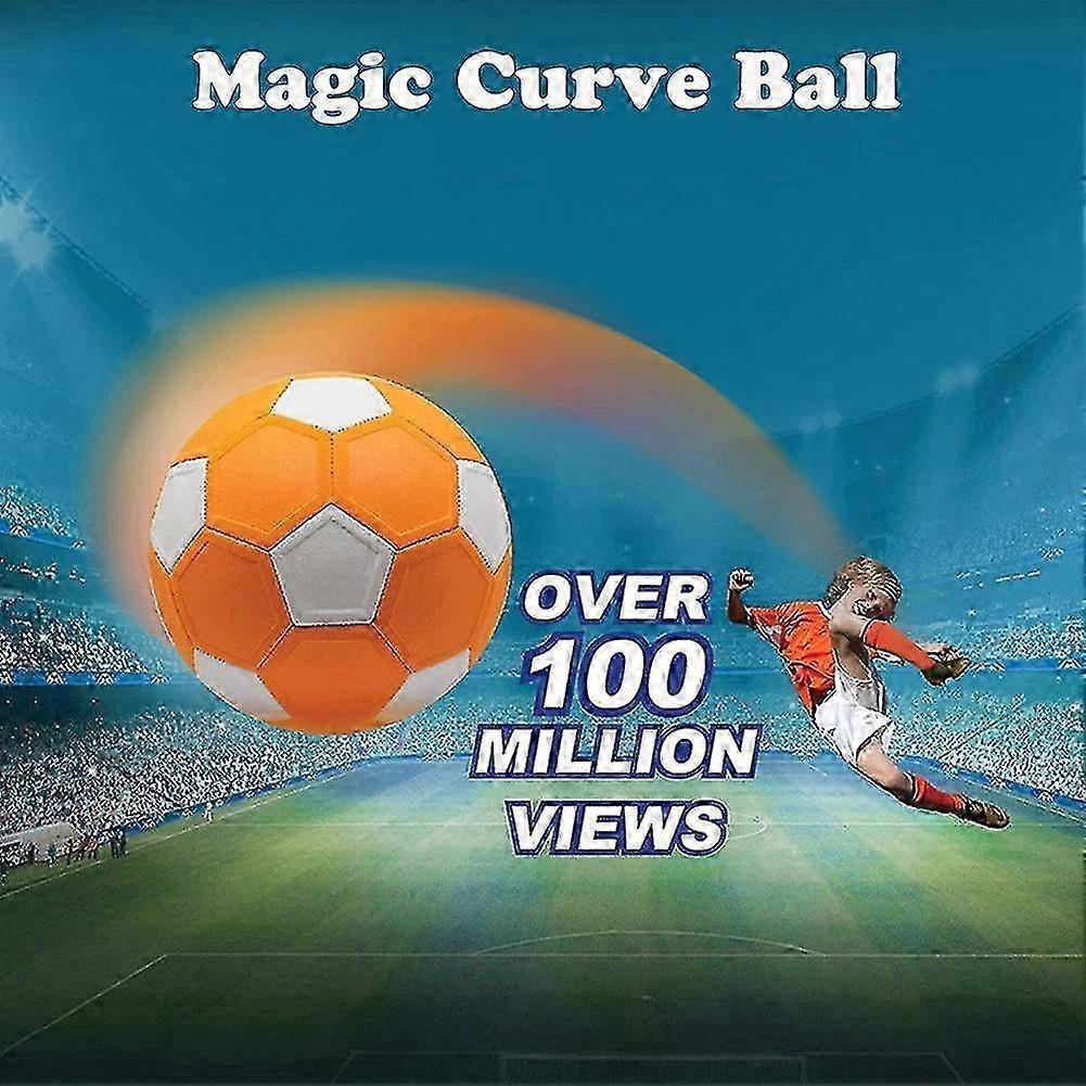 Curve Soccer Ball Football Toy Great Kids Perfect for Outdoor Indoor Match or Game 26-27s
