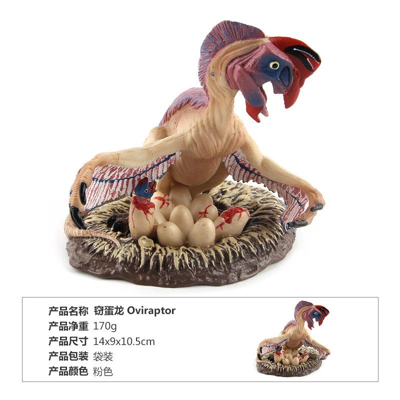 

English Photo Details Dinosaur World Figure Model Toy Late Oviraptor Doll Ornament