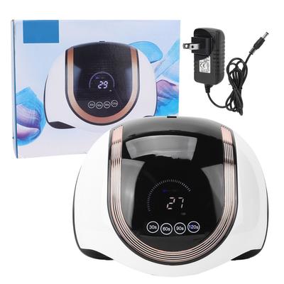 Home UV LED Nail Dryer 180W LCD Screen Gel Polish Curing Light Nail Lamp (100‑240V)US Plug