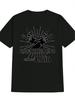 Casual Crew Neck T-shirt with Crossed Pockets Graphic Print - "Rocking Life Since 1980" Design