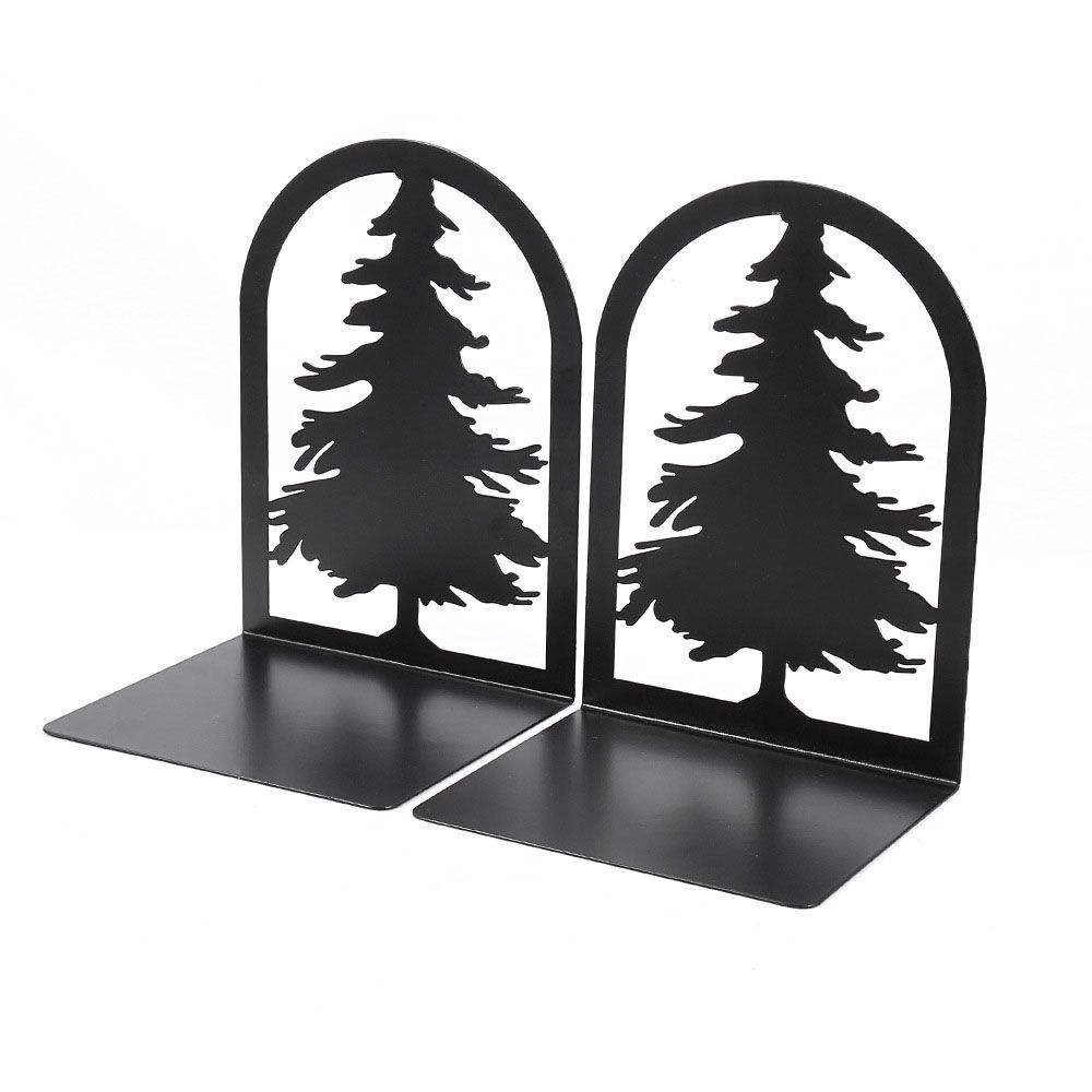 Non-Skid Hollow Out Storage Bookrack Book Stand Book Support Book Ends Desk Organizer Holder