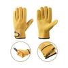 Work Gloves Sheepskin Leather Workers Work Welding Safety Protection Garden Sports Motorcycle Driver Wear-Resistant Gloves