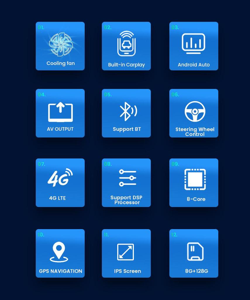 Hyundai Elantra 2015-2019 Vertical Screen Android Navigation System with Reversing Camera.