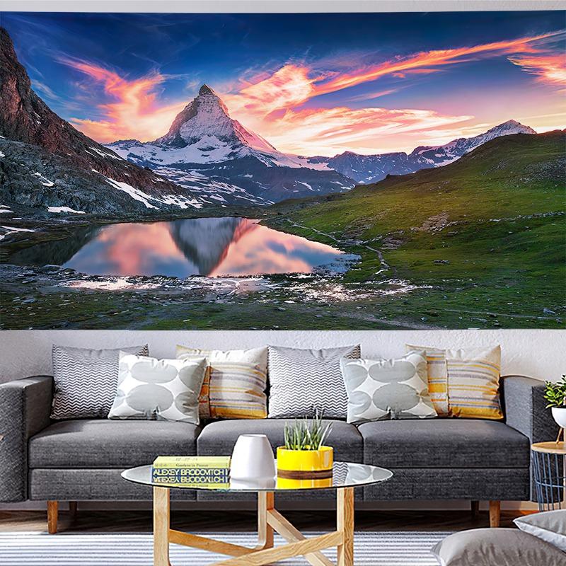 Landscape Photography Tapestry Collectors Edition Mount Everest Print for Nature Lovers Gallery Wall Decor