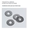 Stainless Steel Thickened Flat Washer with Large Edge