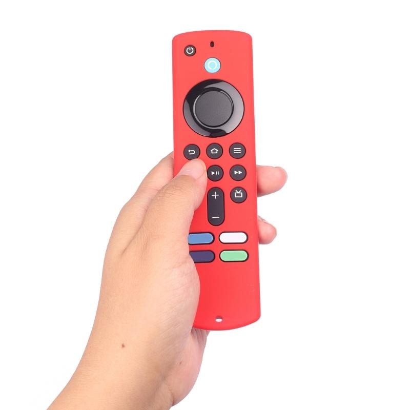 Custodia in Silicone per Telecomandi Fire TVStick 4K 2023 Cover Protettiva Scatola Antiscivolo Borsa Manicotto Antipolvere
