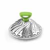 Folding Design Folding Food Steamer Stainless Steel Mesh Steamer Rack  Cooking Cookware