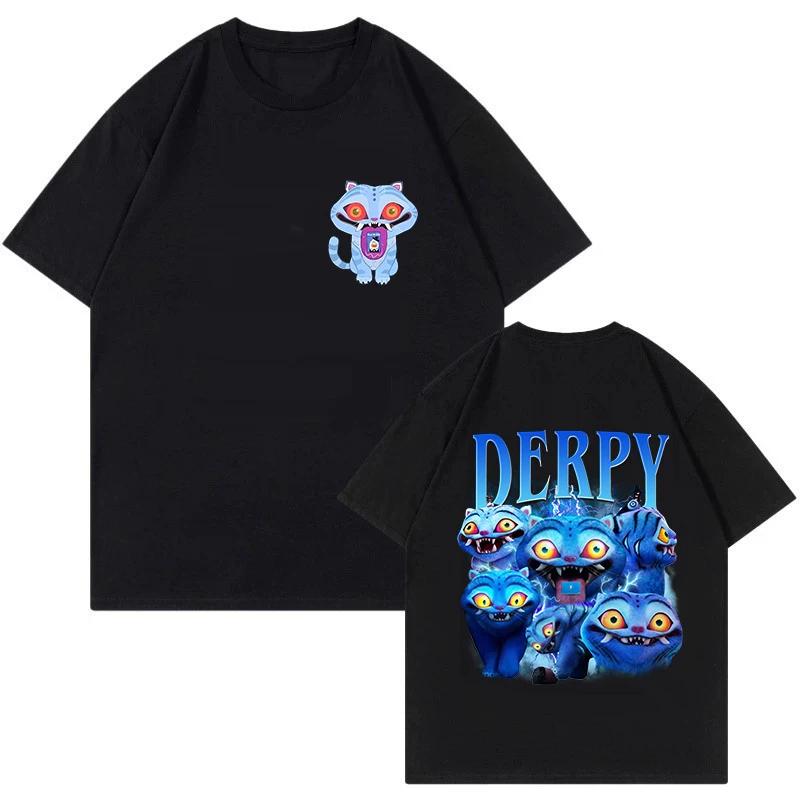 Hot Sale Saja Boys Kpop Demon Hunters Funny Tiger Graphic Print T-shirt Women Men Summer New Tee Cotton Comfortable Short Sleeve Casual Oversized Top
